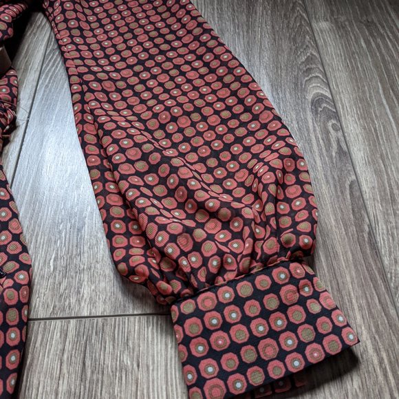 NWT (UK 8 / S) - ATMOSPHERE Surplice Retro Print Dress - Picture 6 of 14